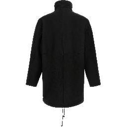 Black Lamb Leather Coat