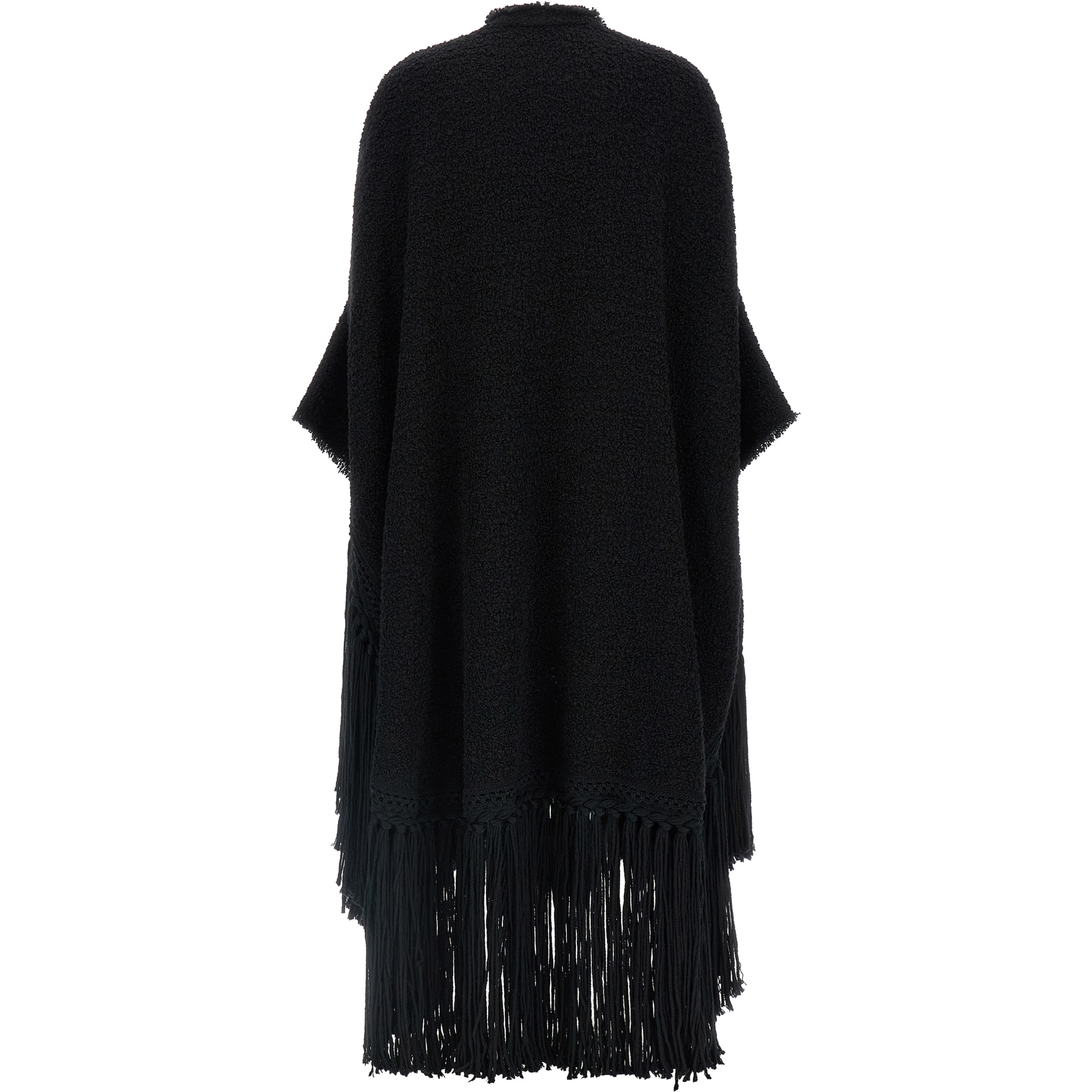 Black Virgin Wool Cardigan
