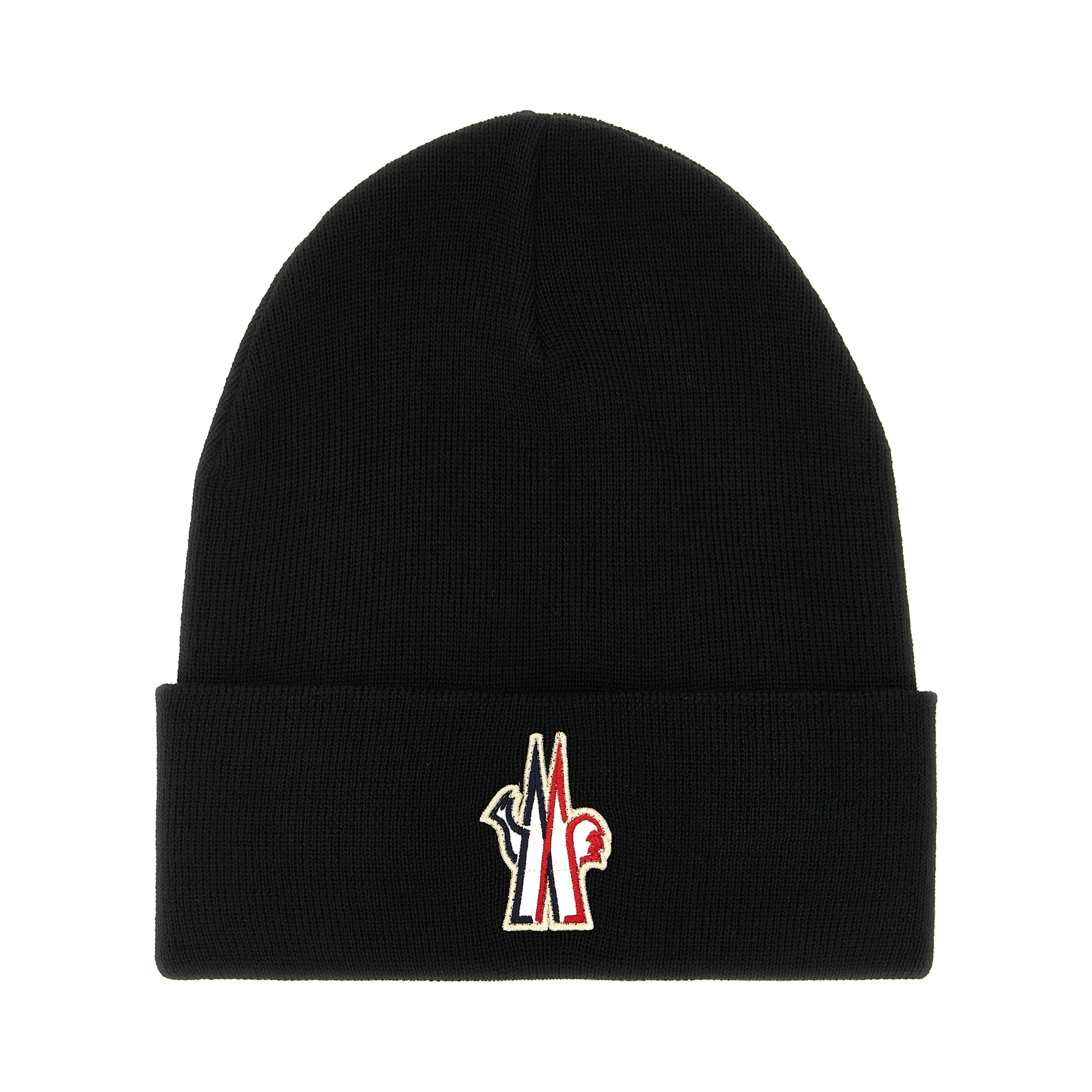 Black Virgin Wool Beanie