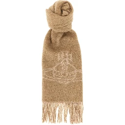 Beige Wool Foulard