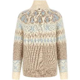 Beige Wool Cardigan