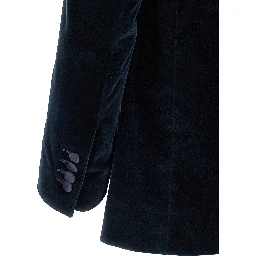 Blue Cotton Blazer
