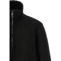 Black Lamb Leather Coat