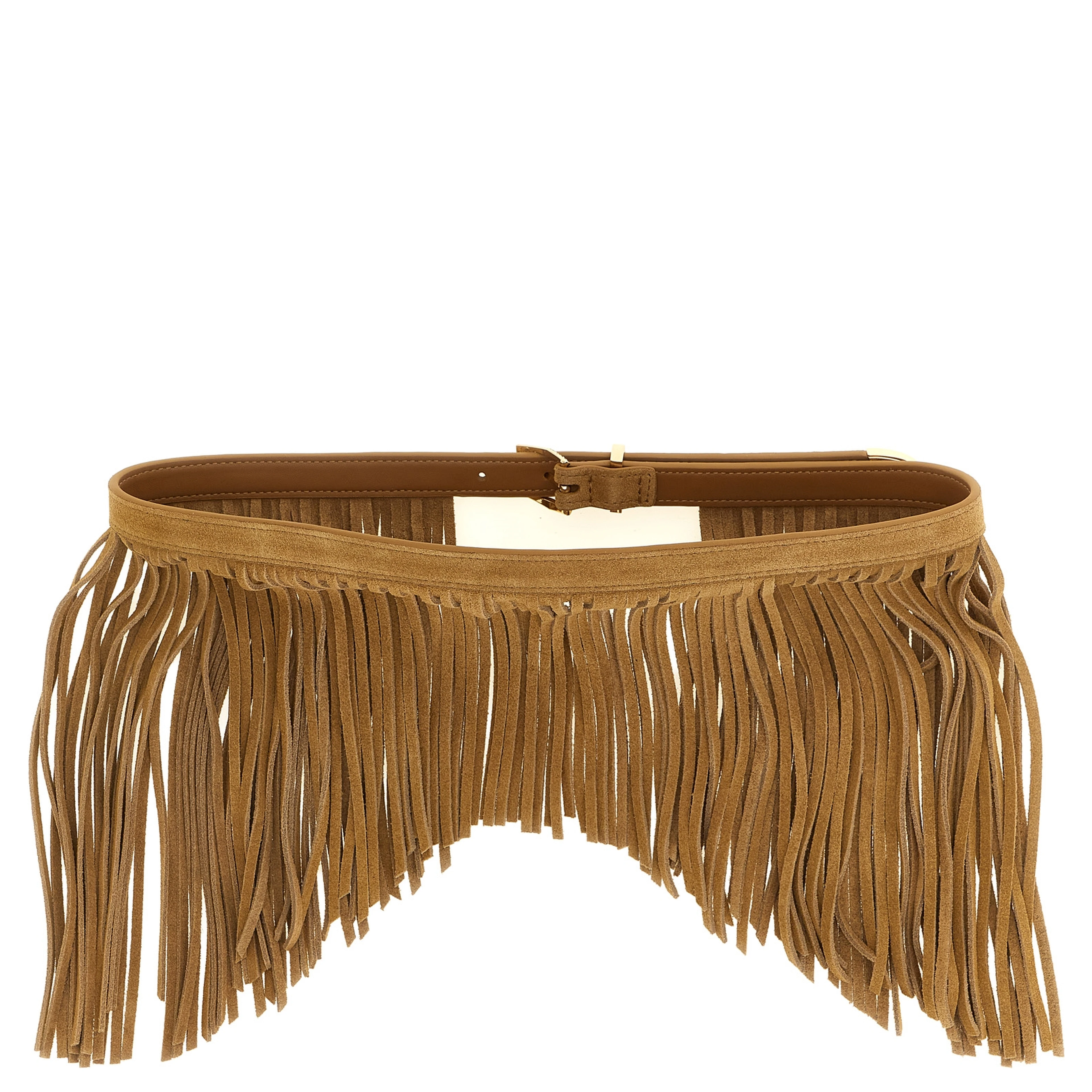 Beige Calfskin Regular Belt