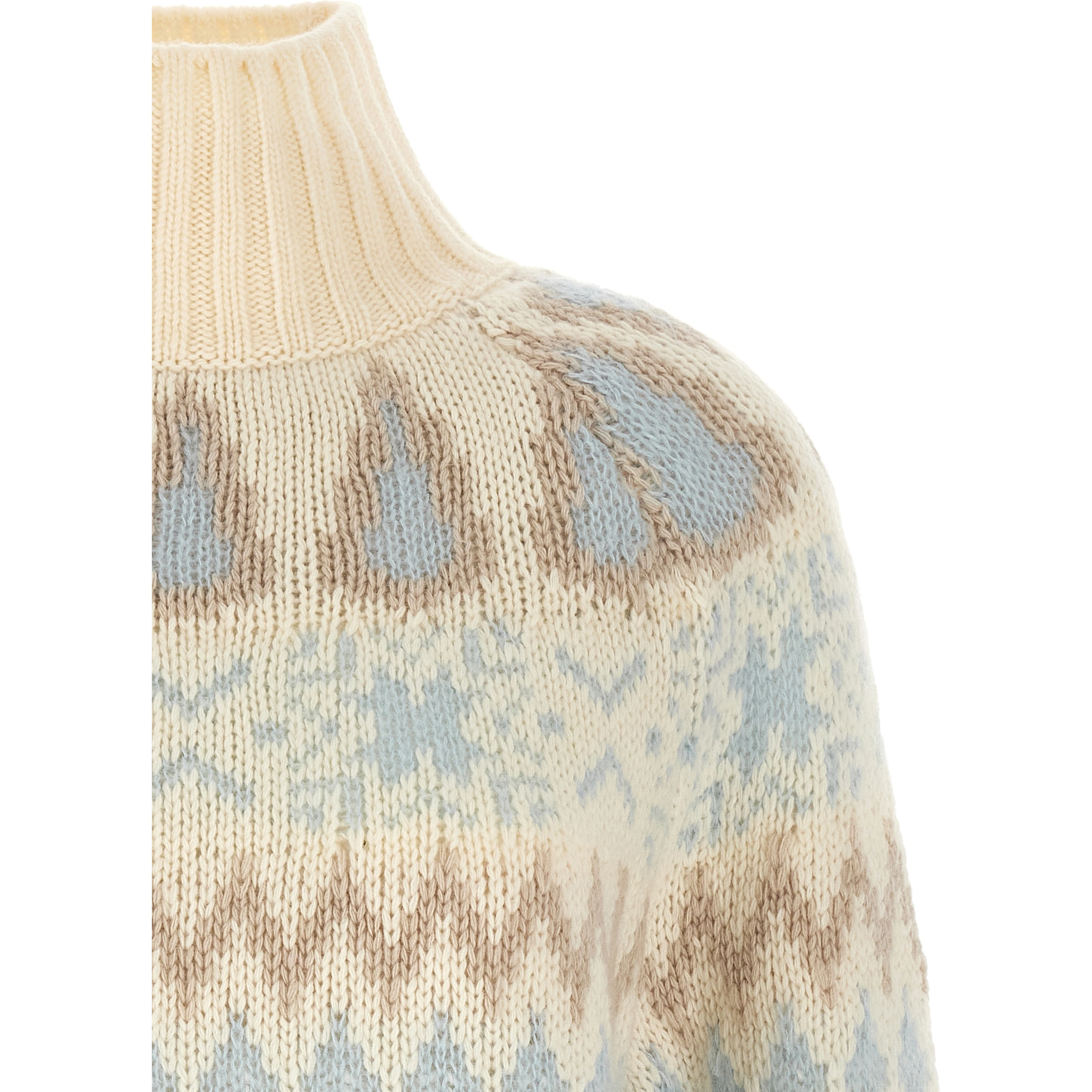 Beige Wool Cardigan
