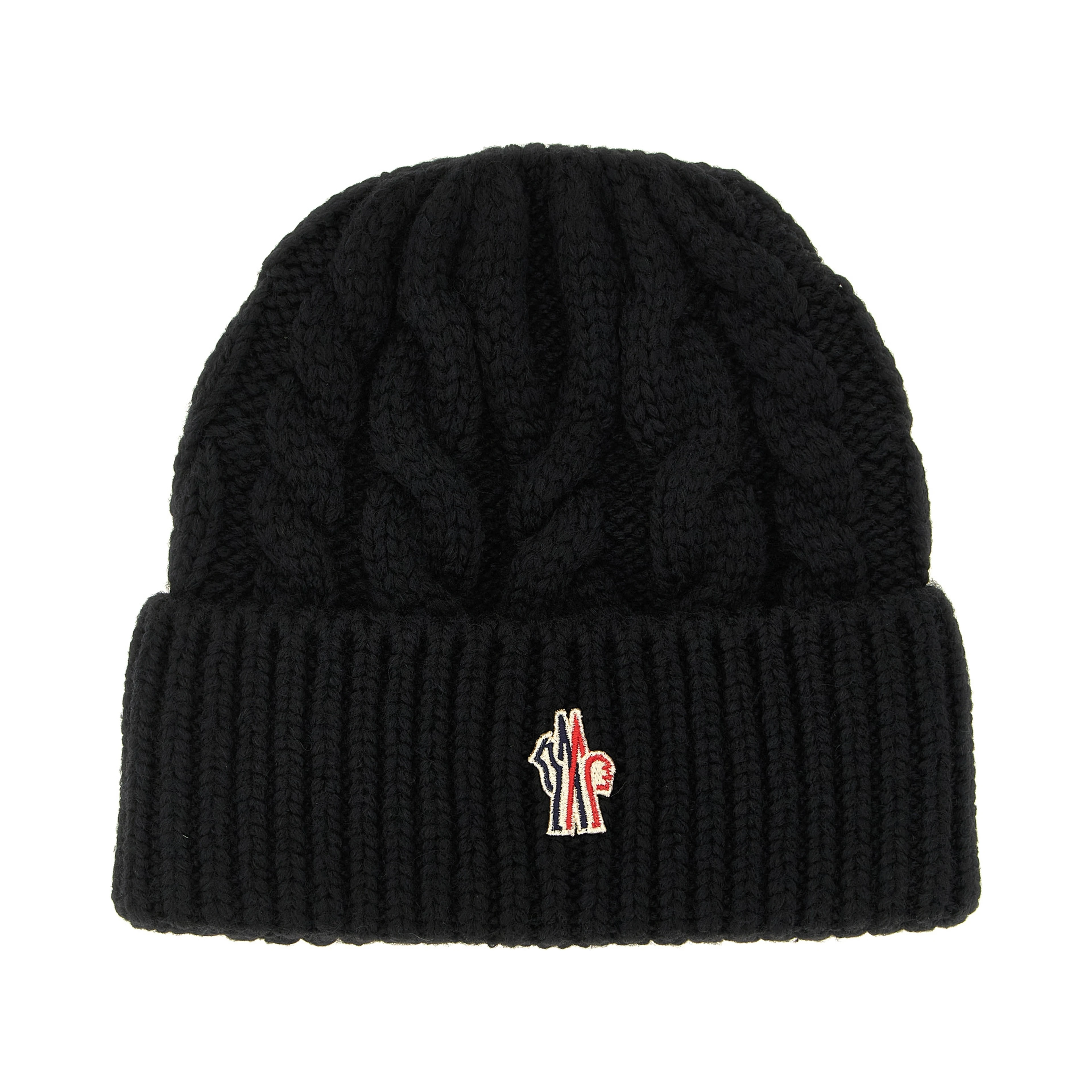 Black Virgin Wool Beanie