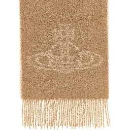 Beige Wool Foulard