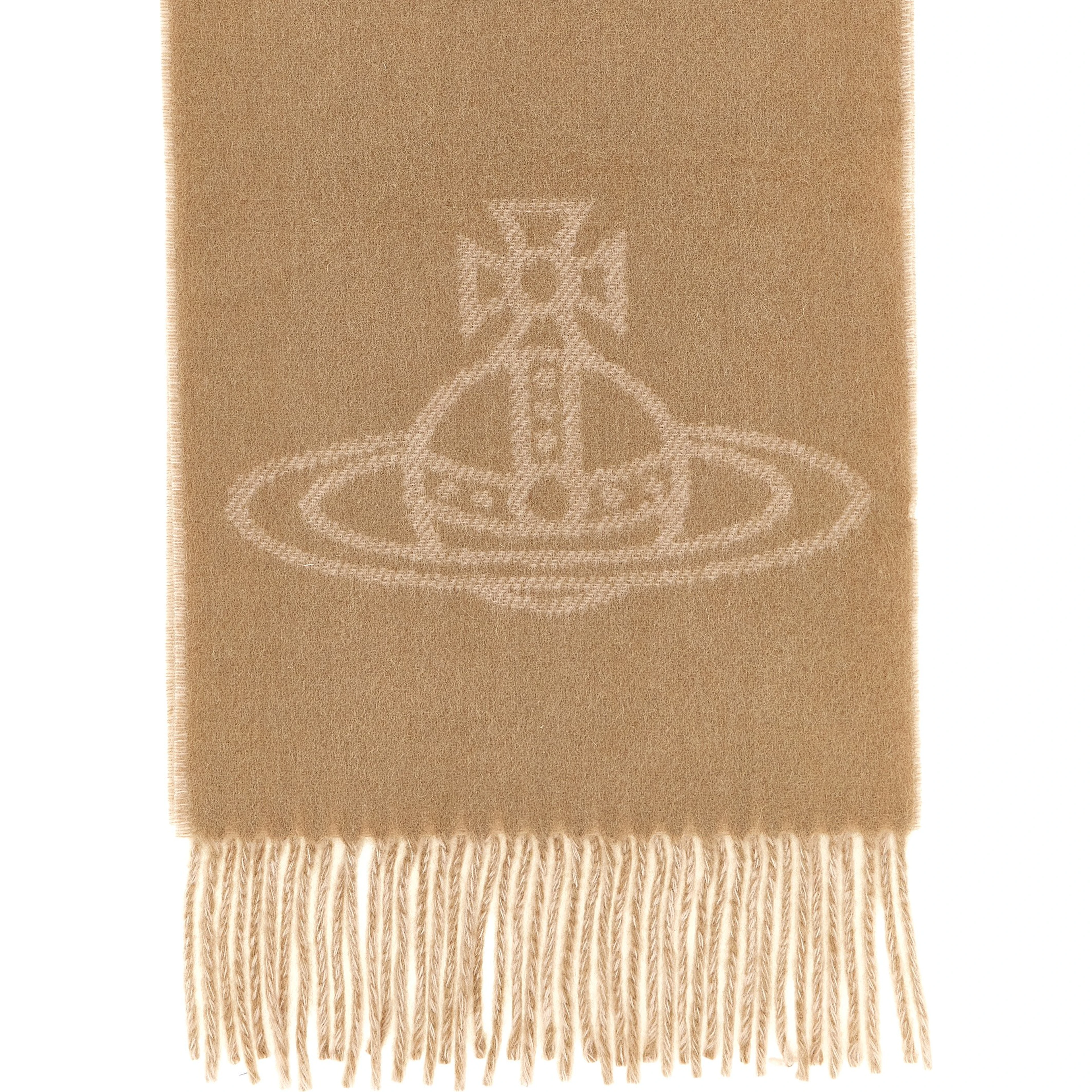 Beige Wool Foulard