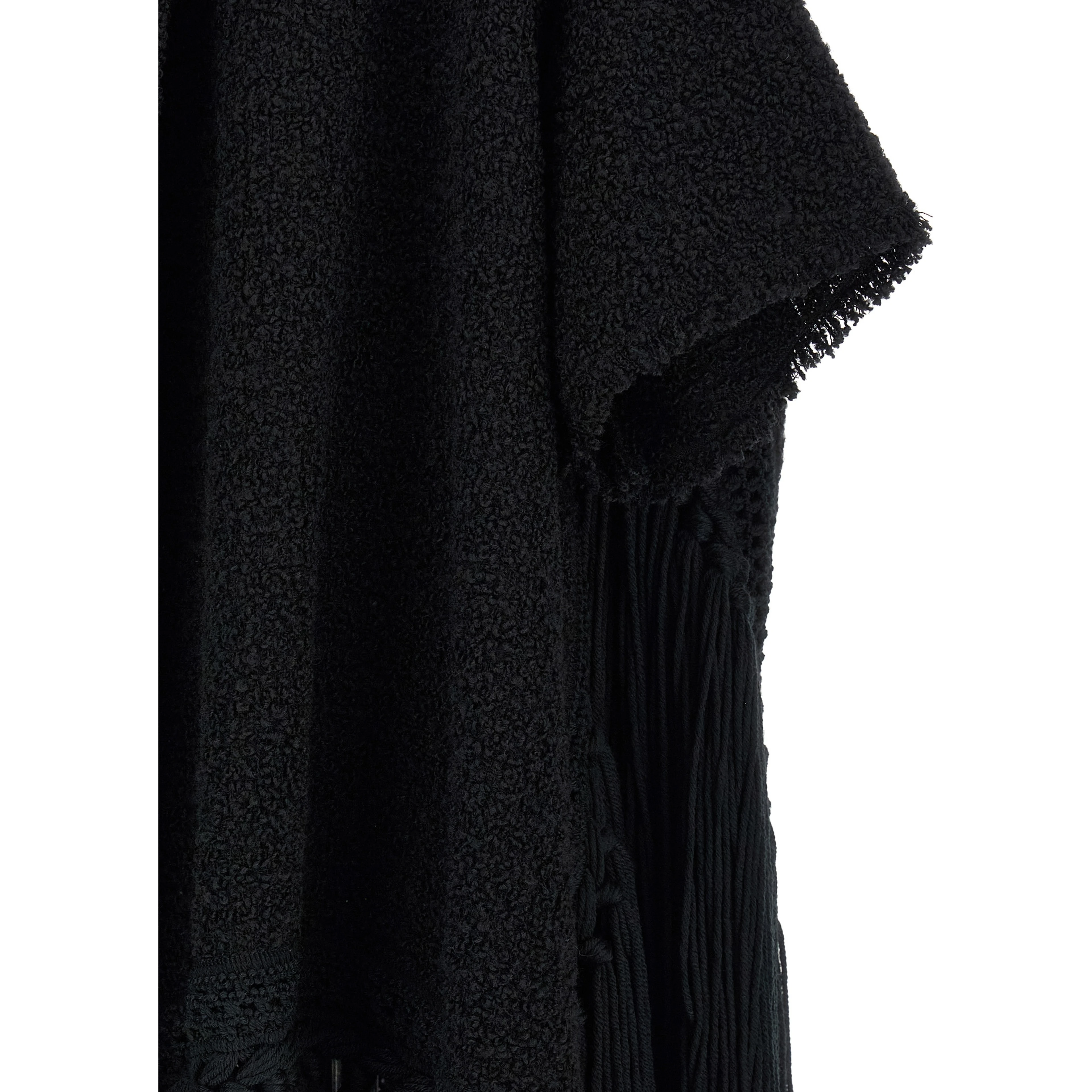 Black Virgin Wool Cardigan