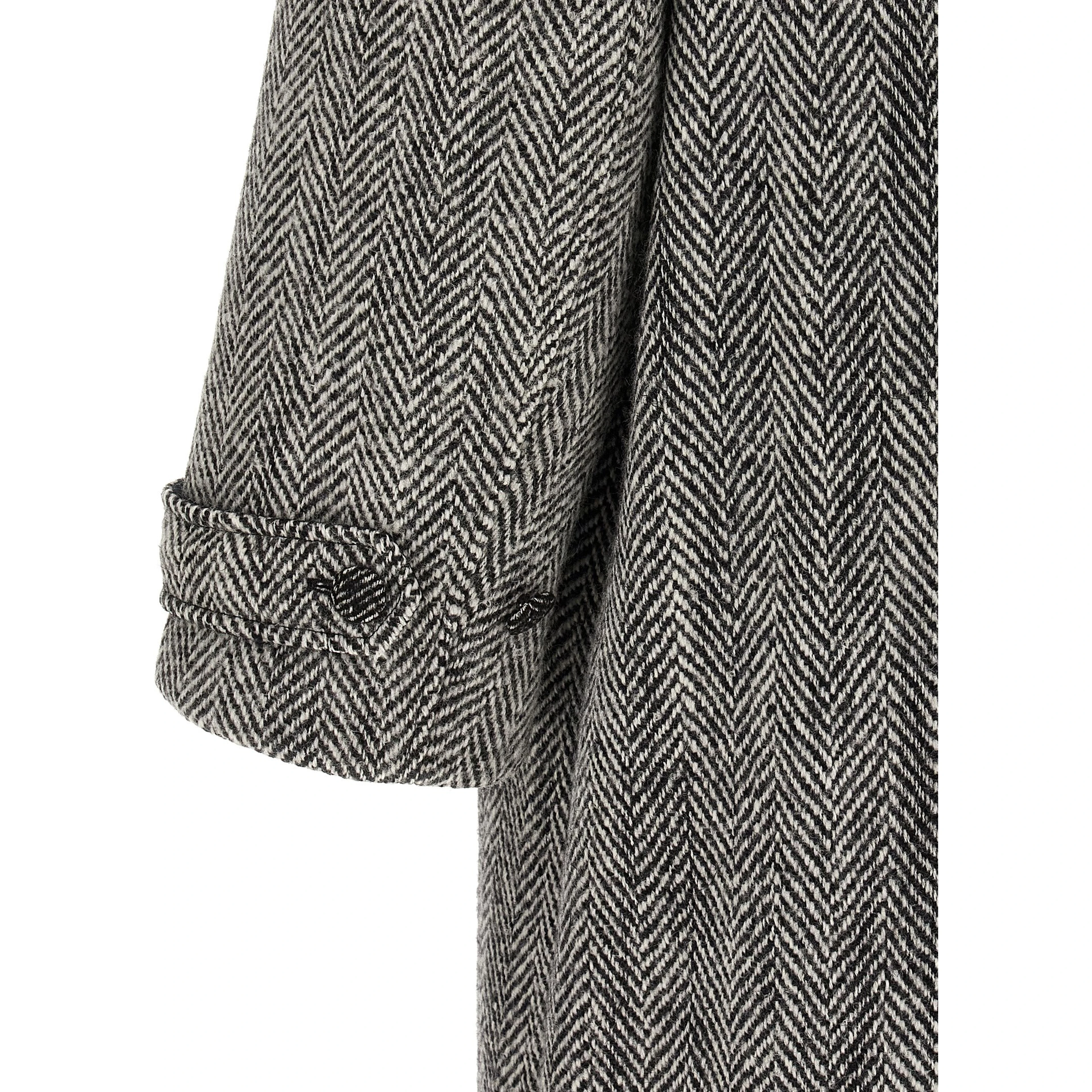 Multicolor Virgin Wool Coat