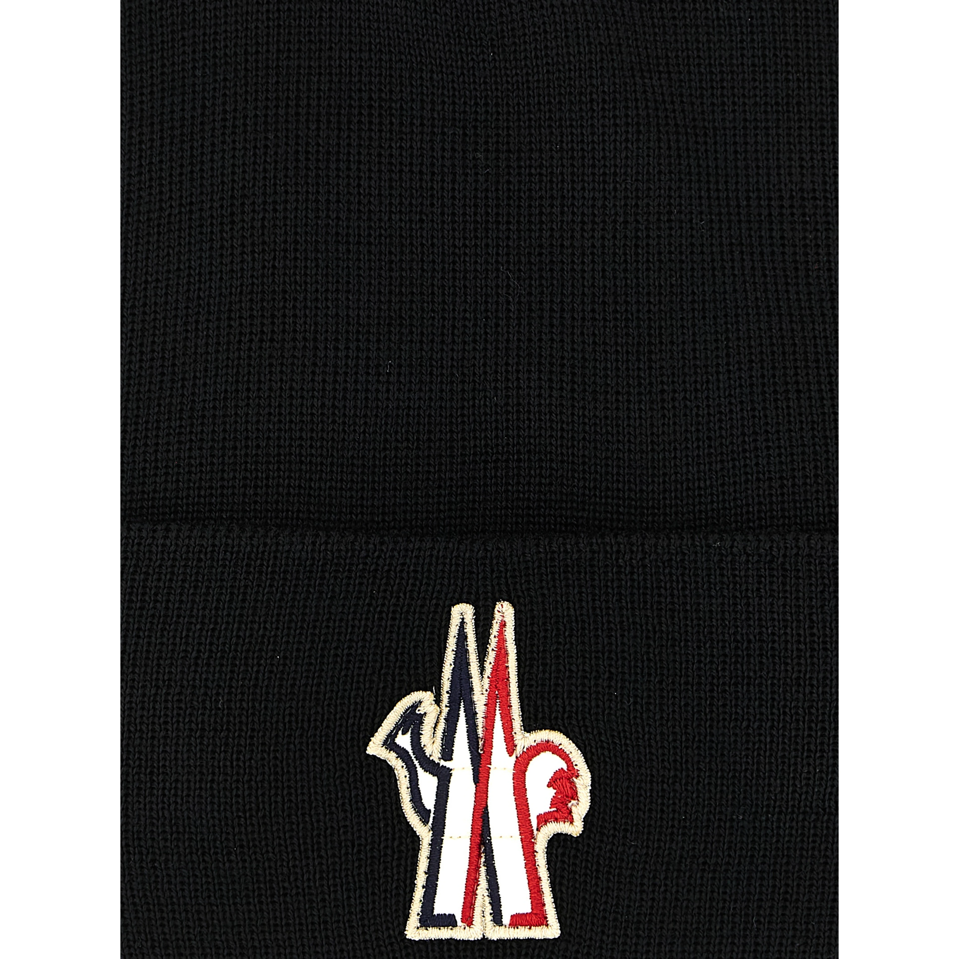 Black Virgin Wool Beanie