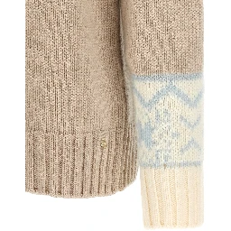 Beige Wool Cardigan