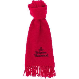 Red Wool Foulard