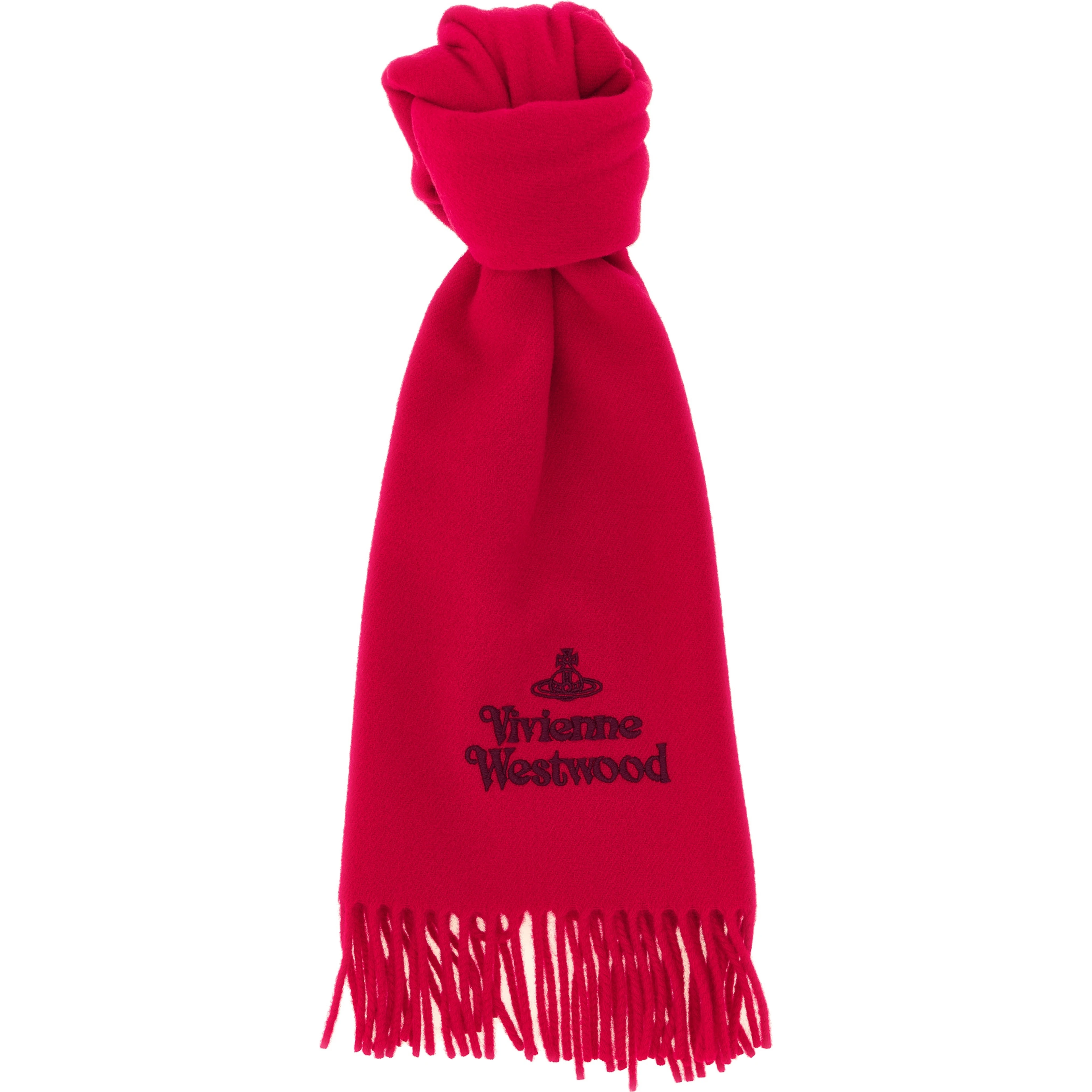 Red Wool Foulard