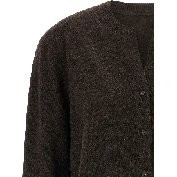 Brown Cashmere Cardigan