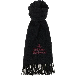 Black Wool Foulard