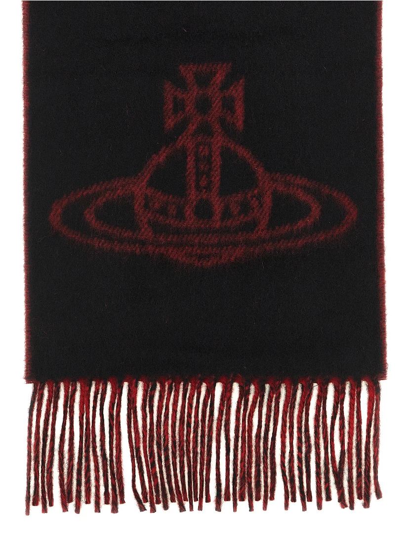 Black Wool Foulard