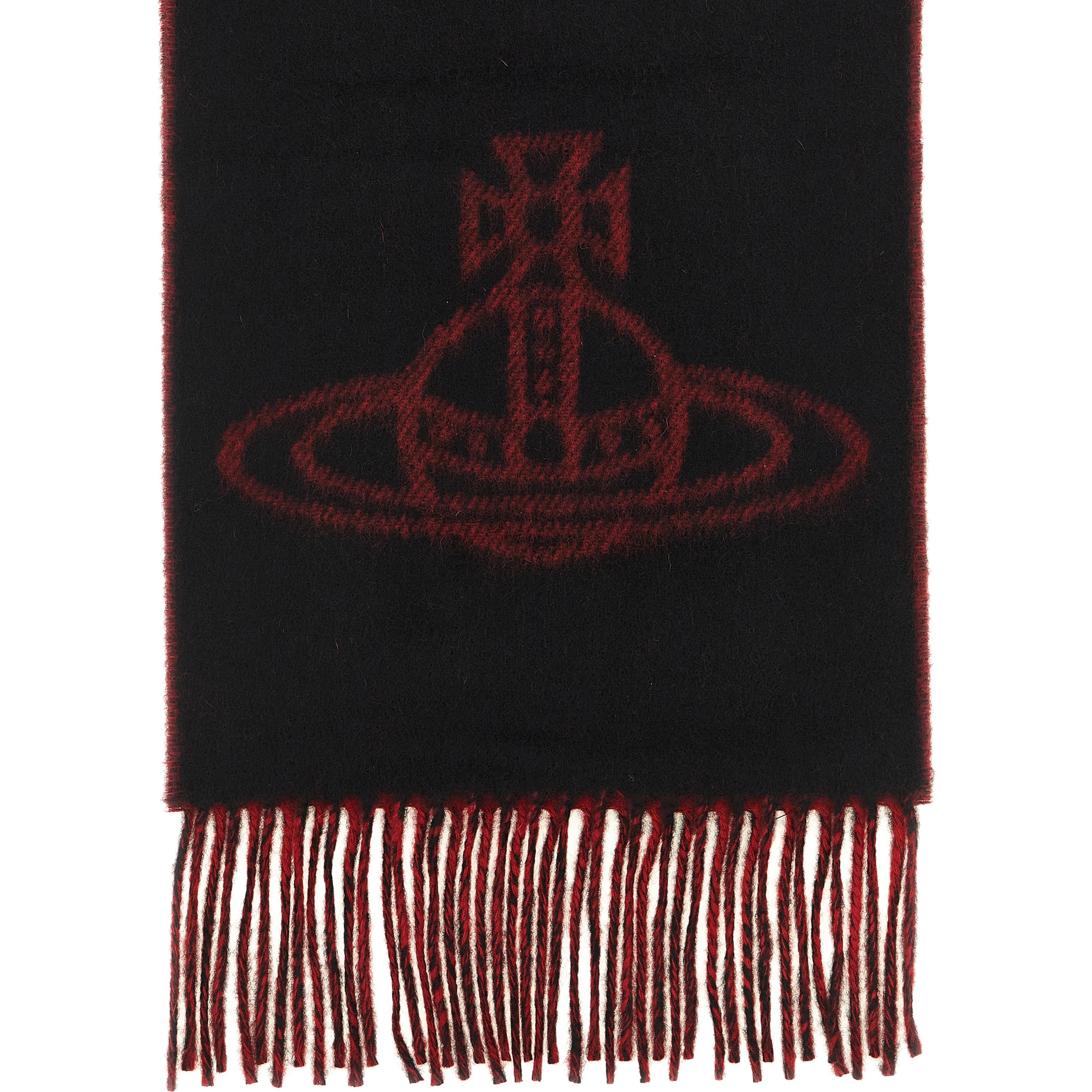 Black Wool Foulard