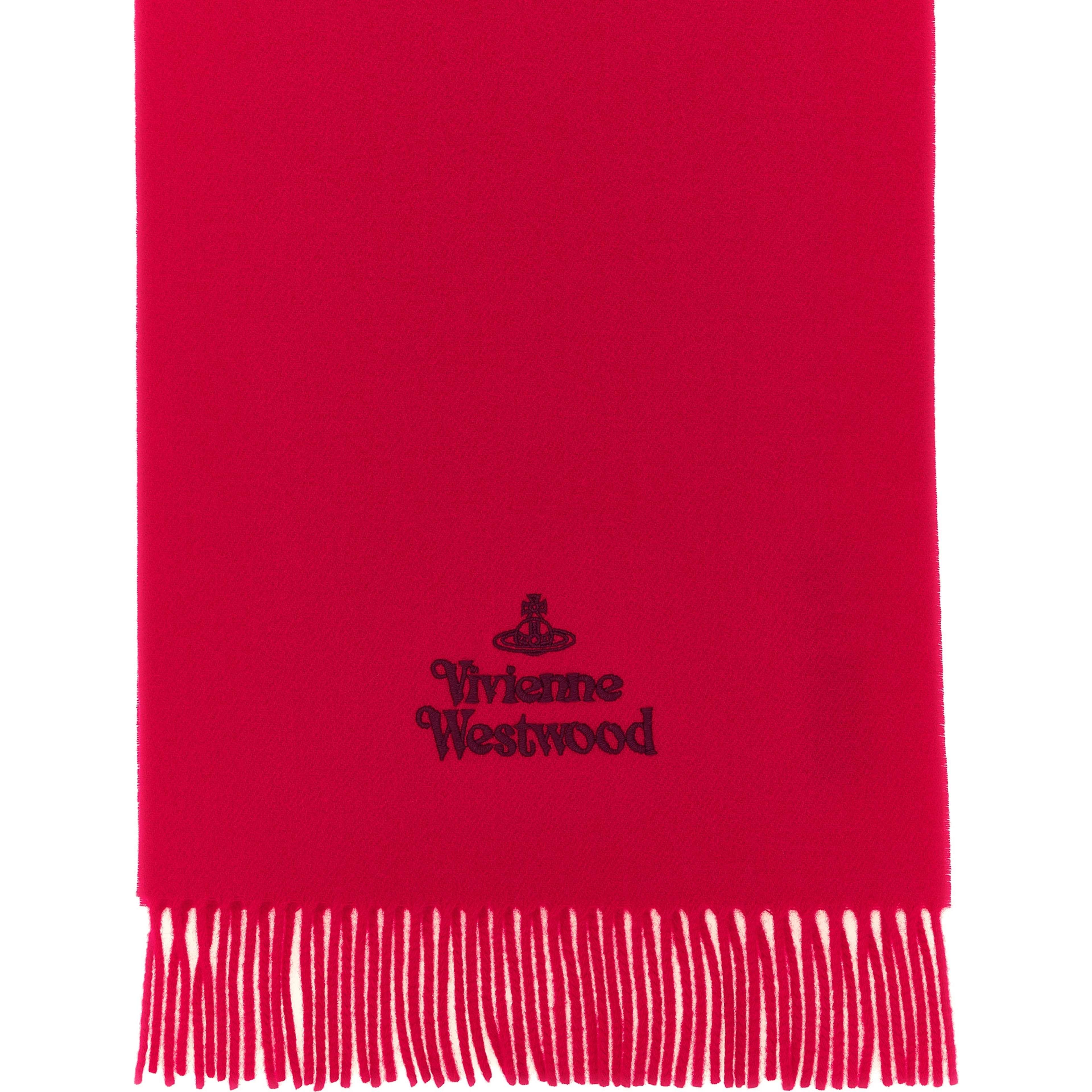 Red Wool Foulard