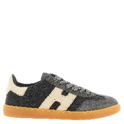 Gray Wool Low Top Sneakers