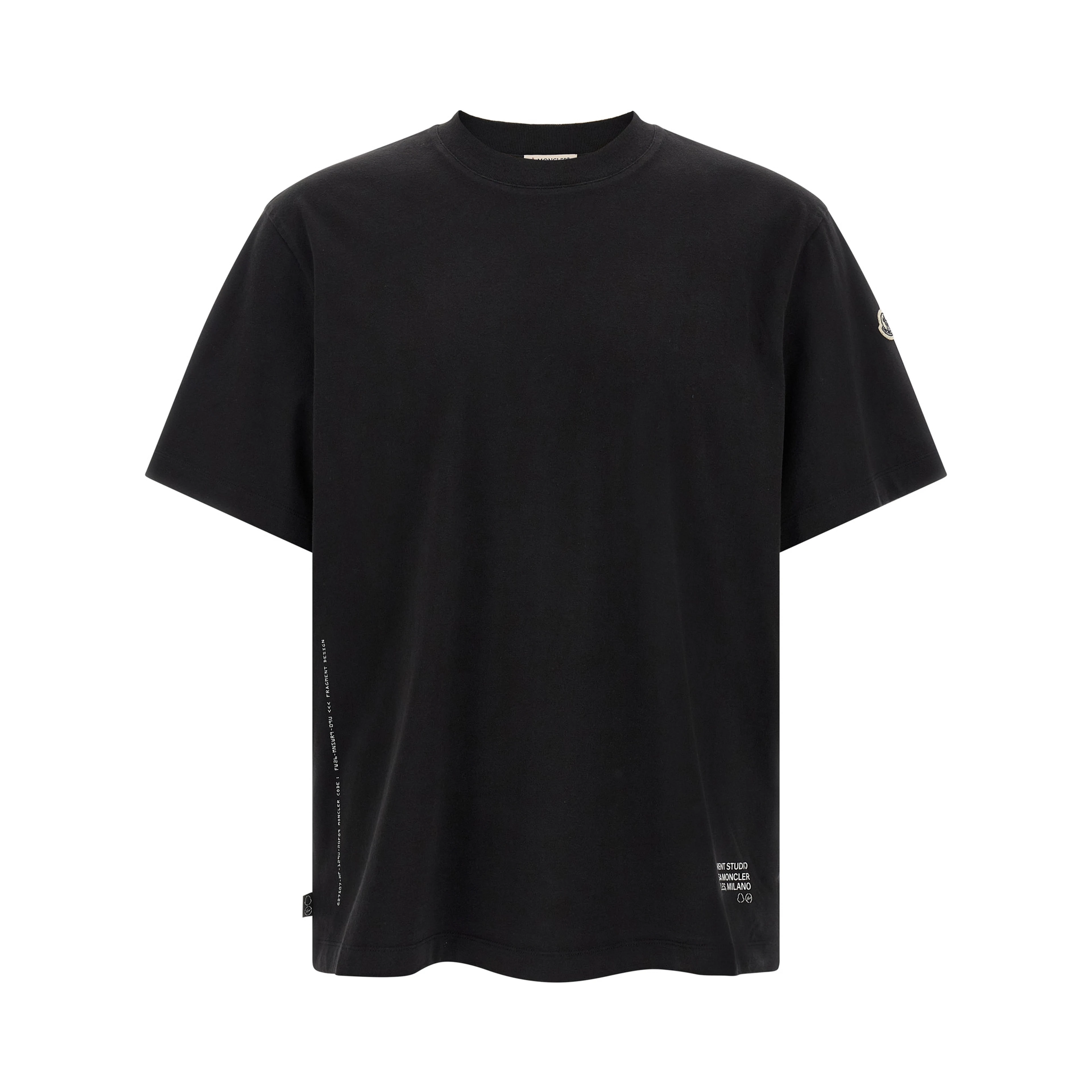 Black Cotton T-Shirt