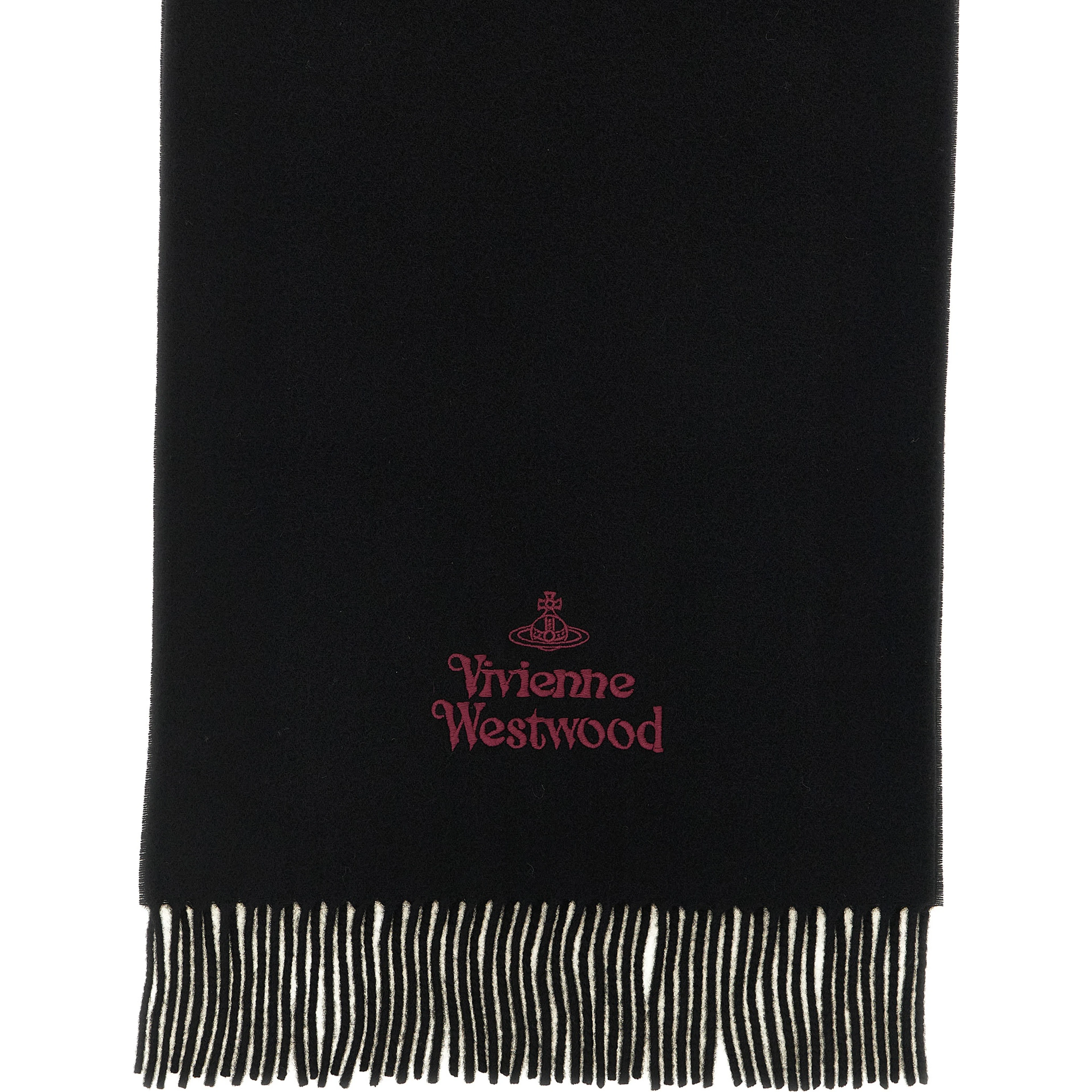 Black Wool Foulard