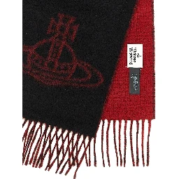 Black Wool Foulard