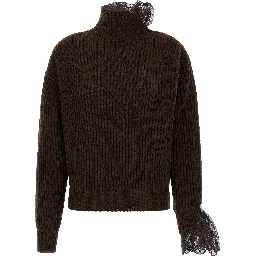 Brown Virgin Wool Cardigan