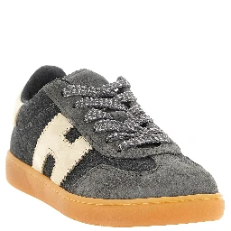 Gray Wool Low Top Sneakers
