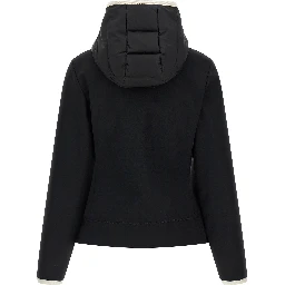 Black Polyamide Cardigan