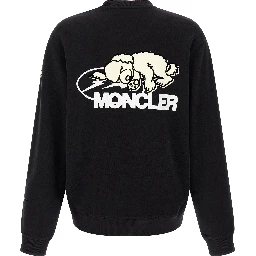 Black Cotton Sweatshirt