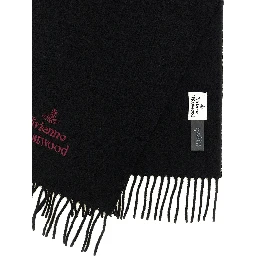 Black Wool Foulard