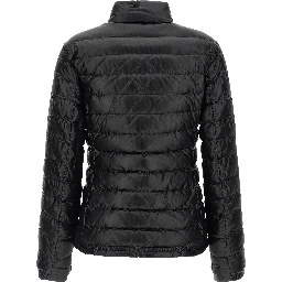 Black Polyamide Full-Length Jacket