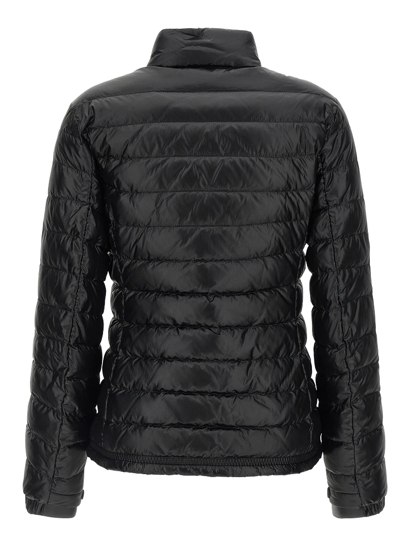 Black Polyamide Full-Length Jacket