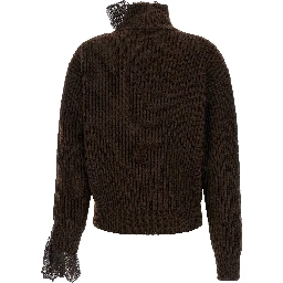 Brown Virgin Wool Cardigan