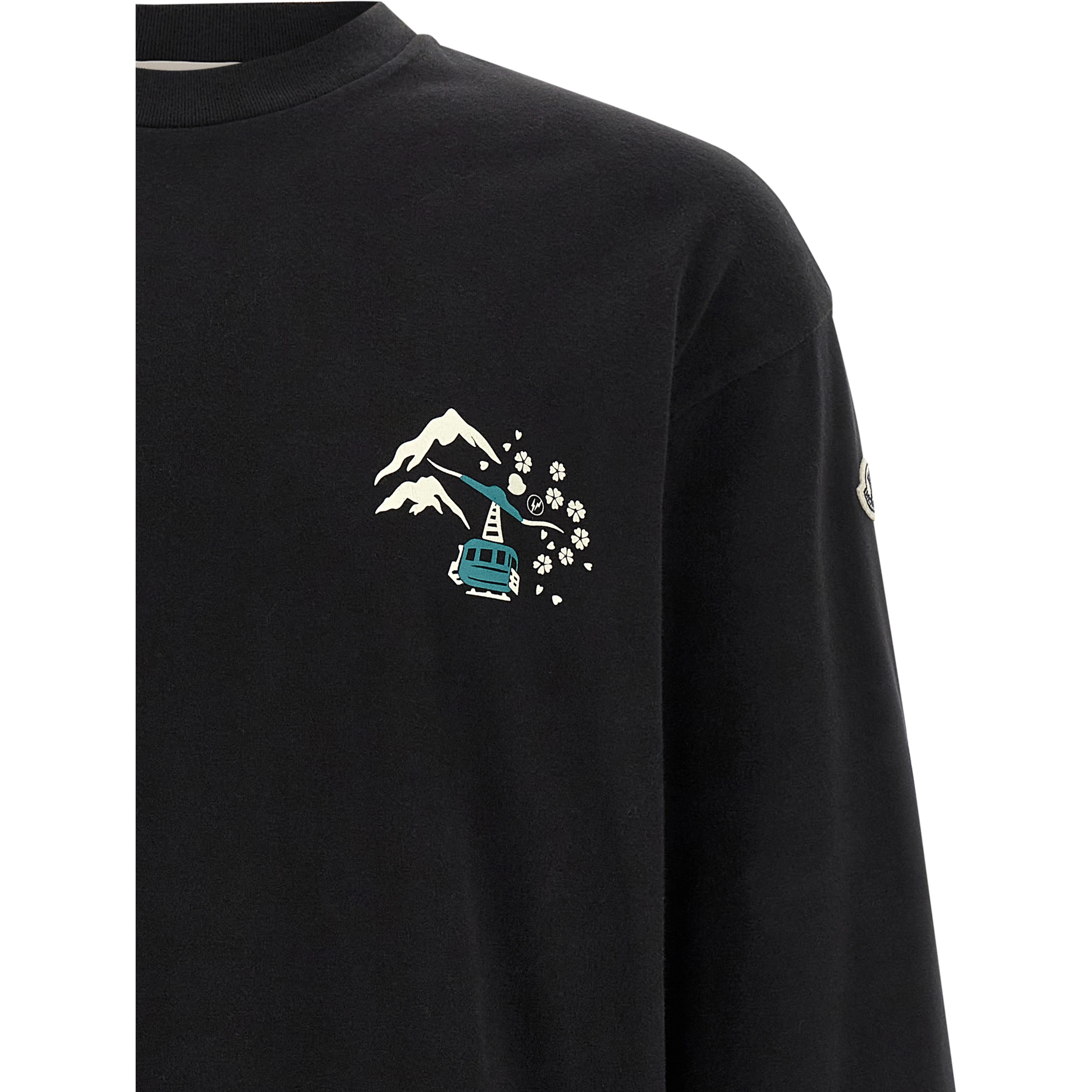 Black Cotton T-Shirt