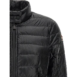 Black Polyamide Full-Length Jacket
