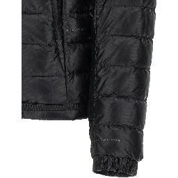 Black Polyamide Full-Length Jacket
