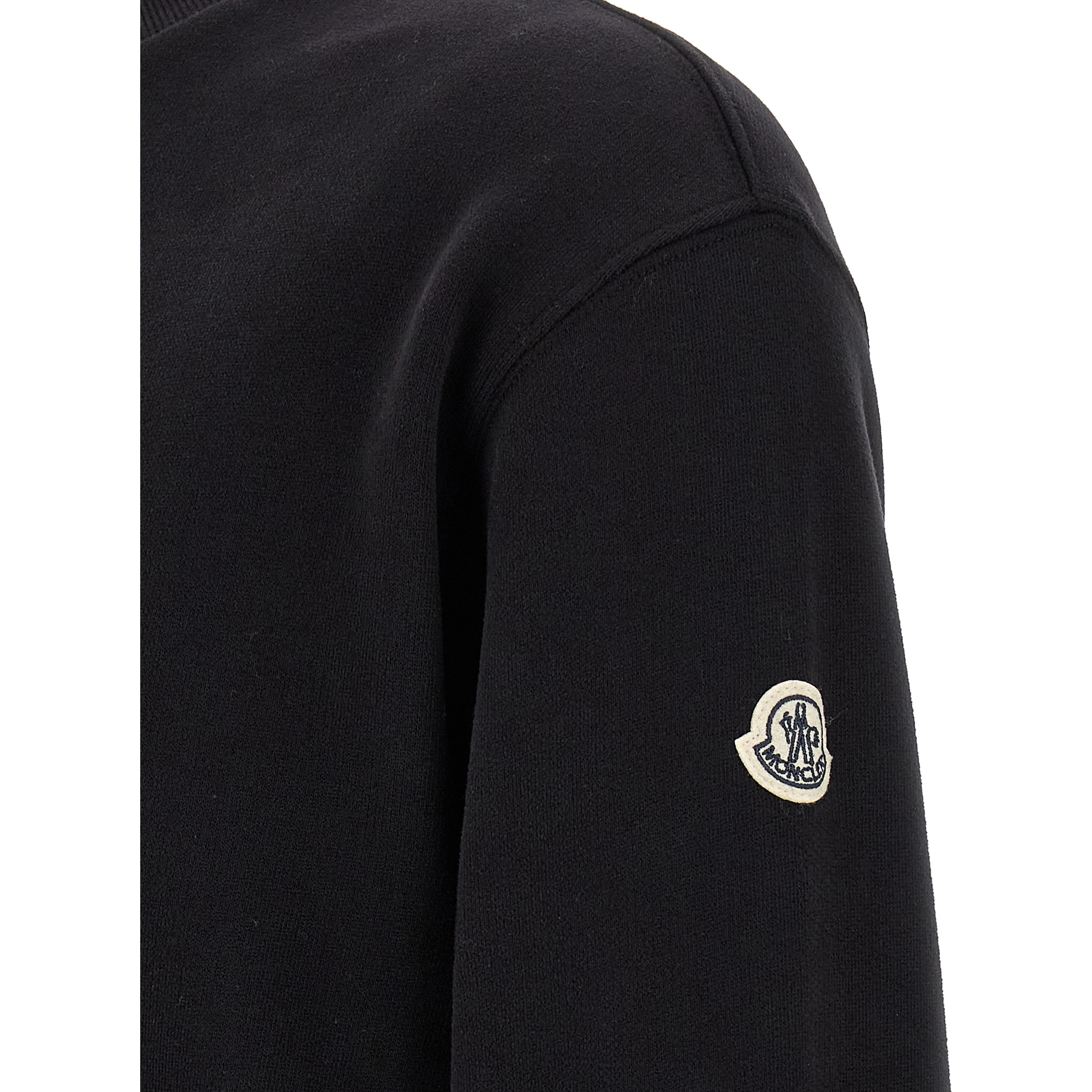 Black Cotton Sweatshirt