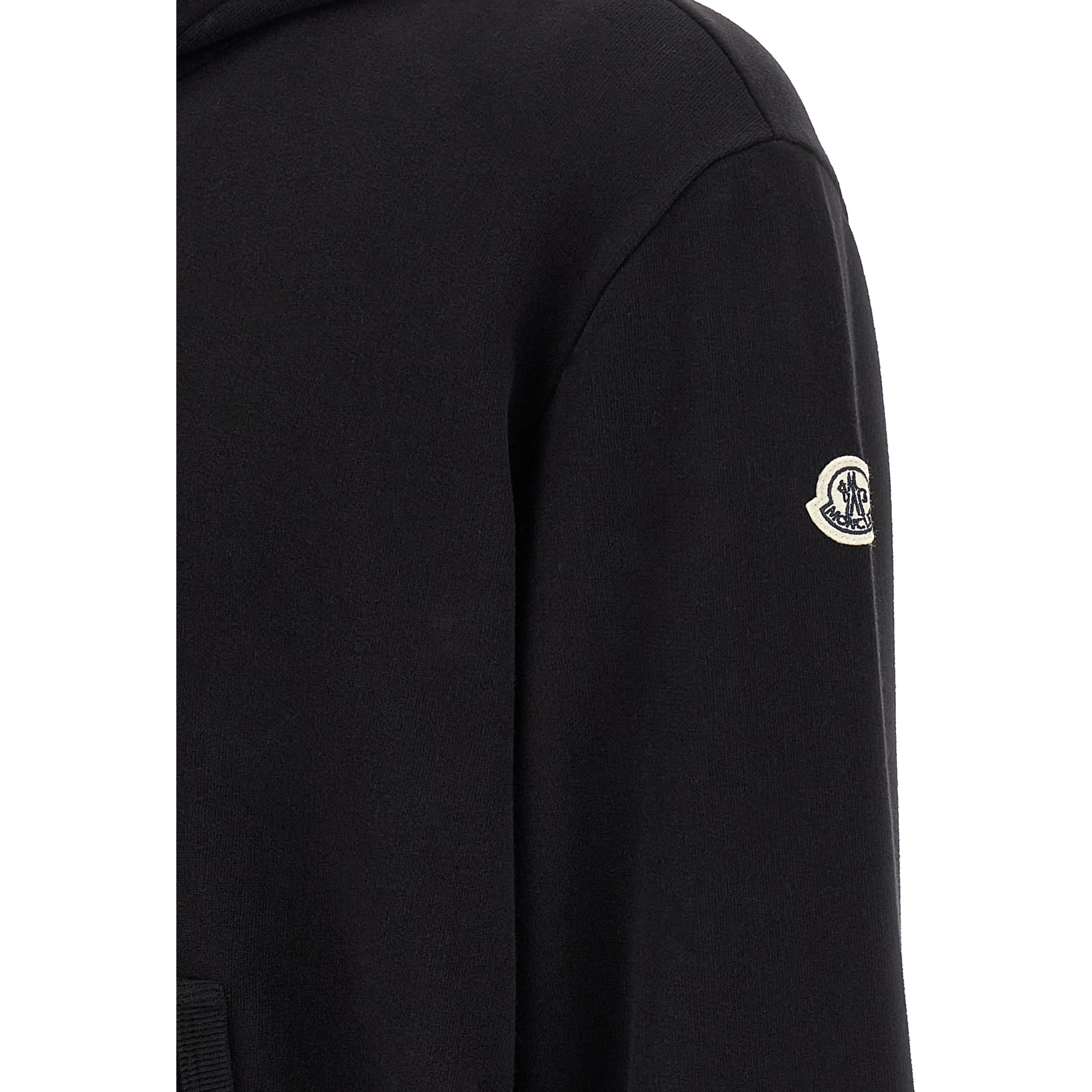Black Cotton Sweatshirt