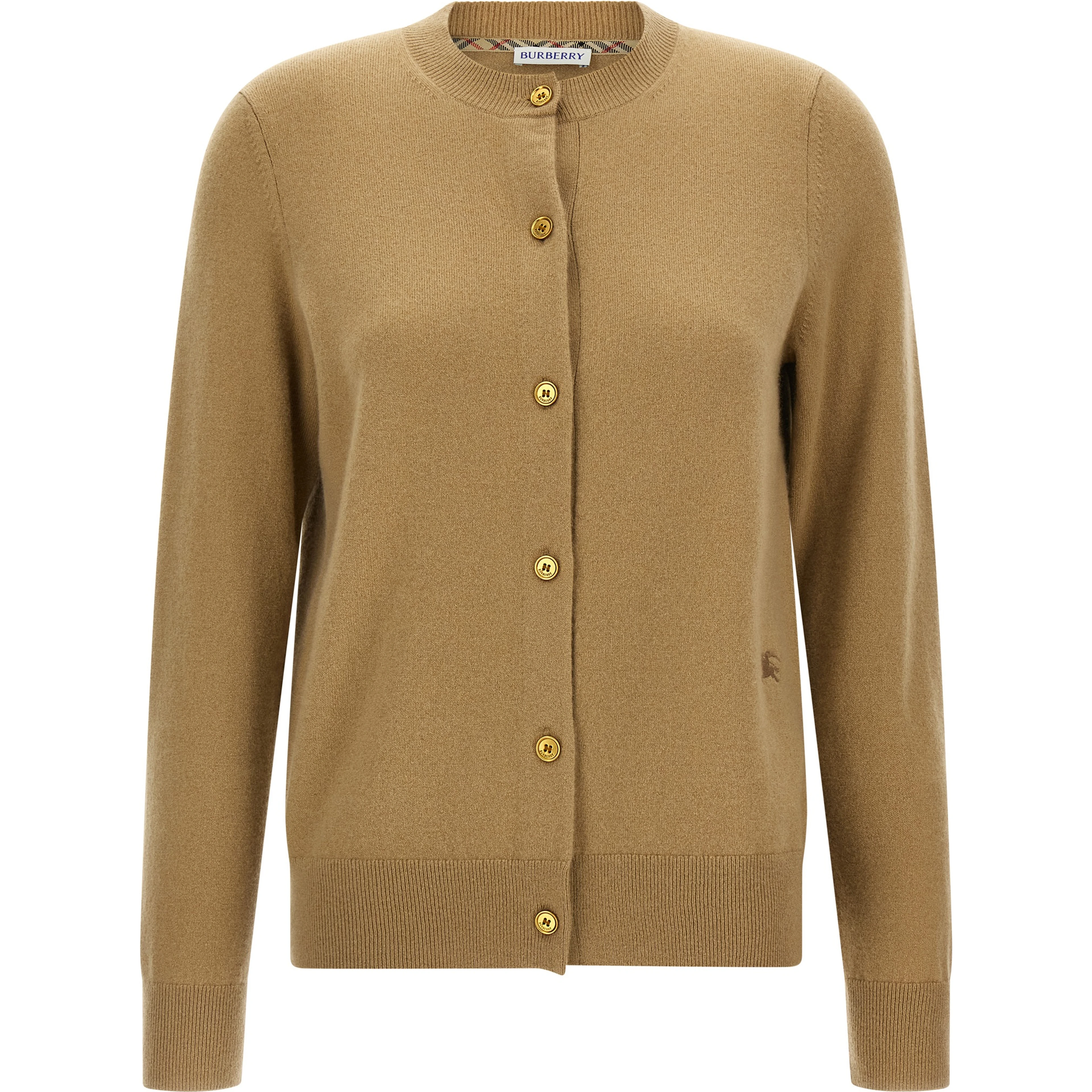Beige Cashmere Cardigan