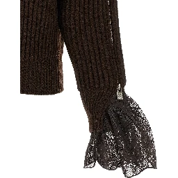 Brown Virgin Wool Cardigan