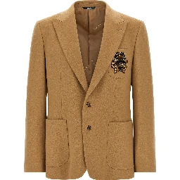 Beige Cashmere Blazer