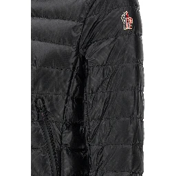 Black Polyamide Full-Length Jacket