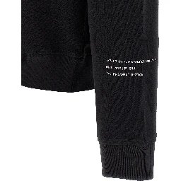 Black Cotton Sweatshirt