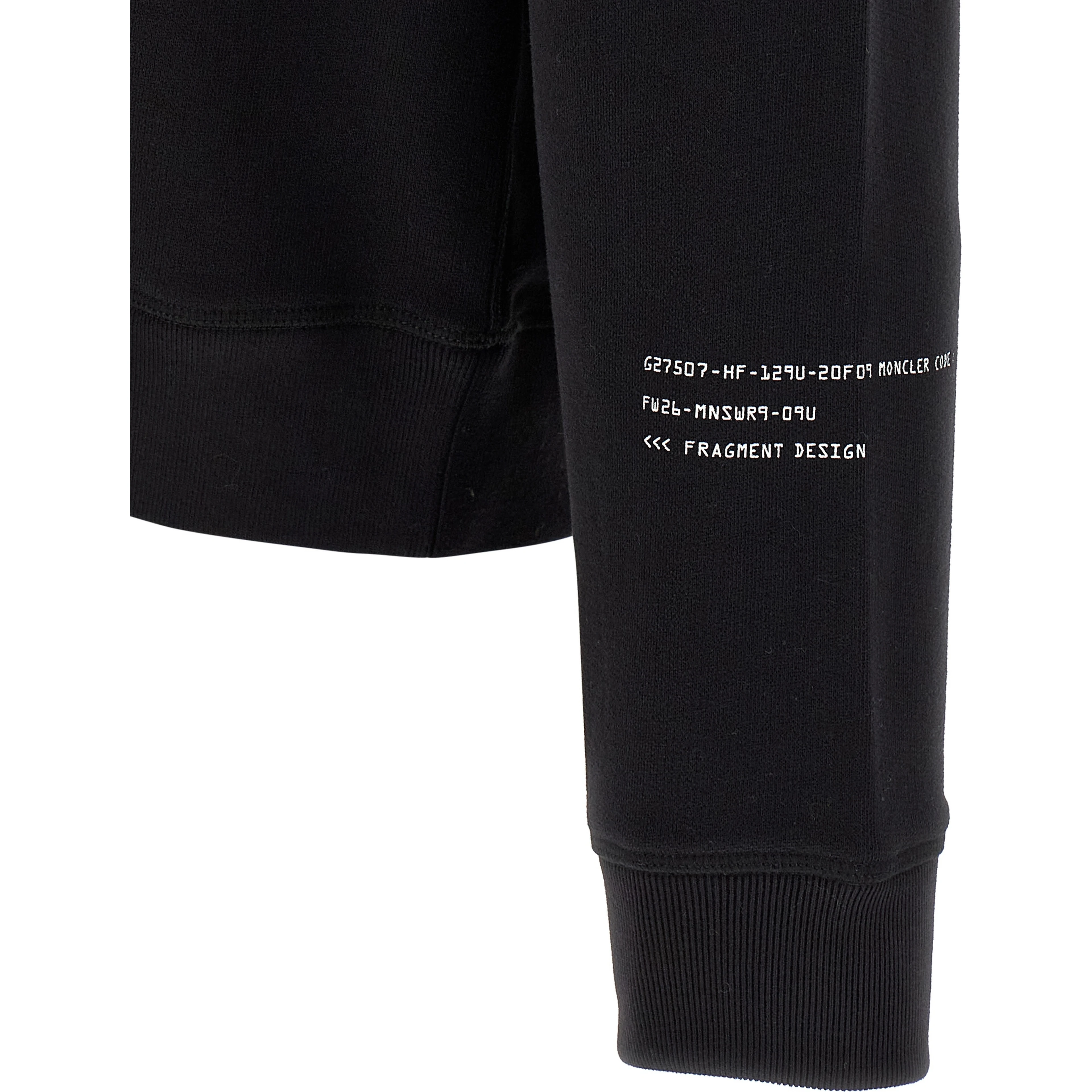 Black Cotton Sweatshirt