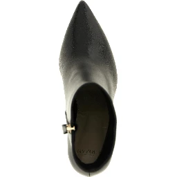 Black Calfskin Ankle Boots
