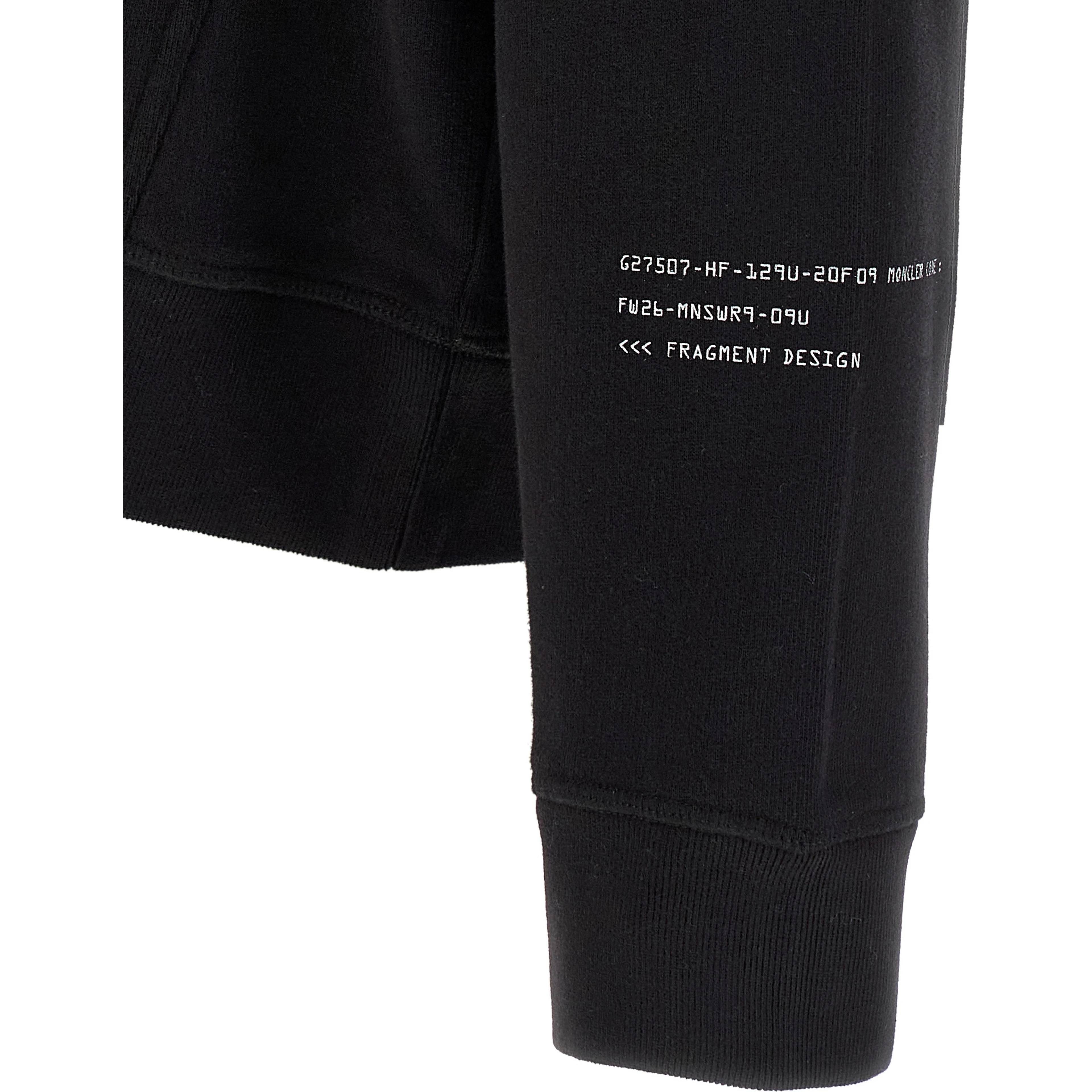 Black Cotton Sweatshirt