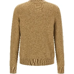 Beige Cashmere Cardigan