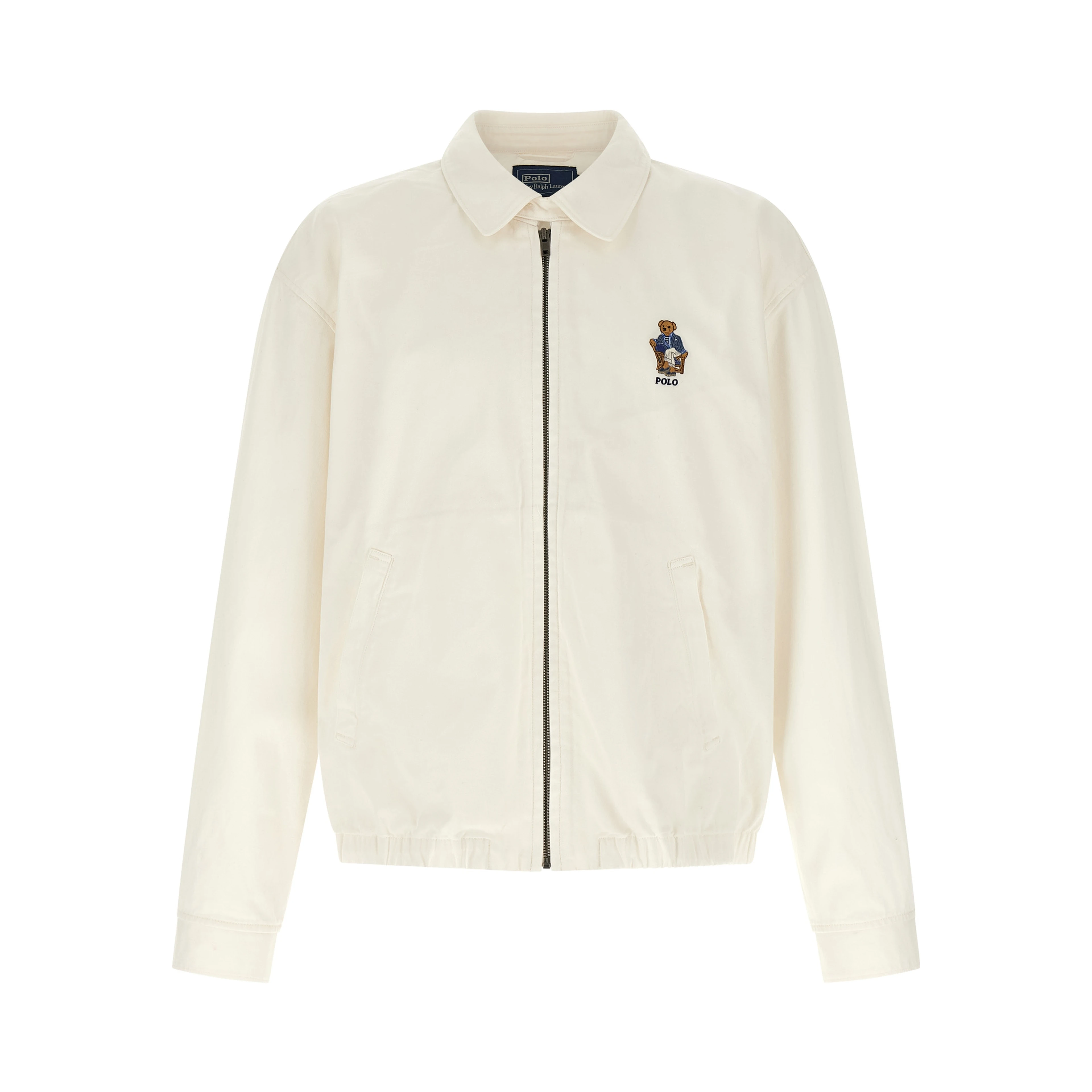 White Cotton Full-Length Jacket